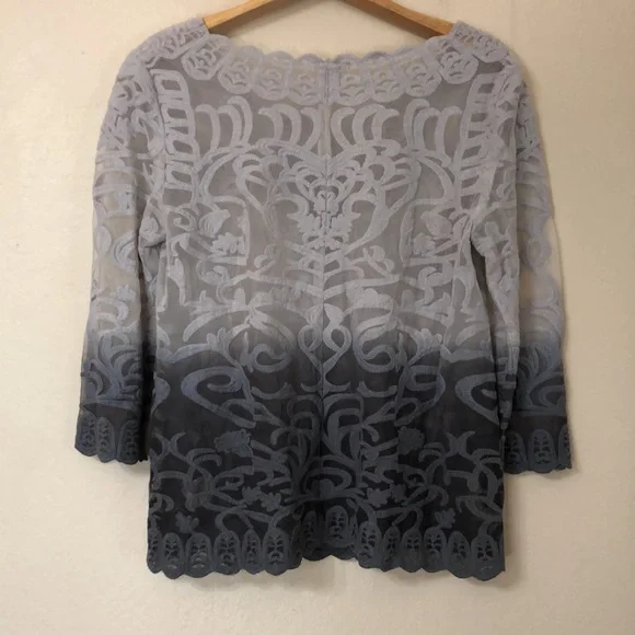 Anthropologie Meadow Rue Ombré Caela Top - Picture 8 of 10